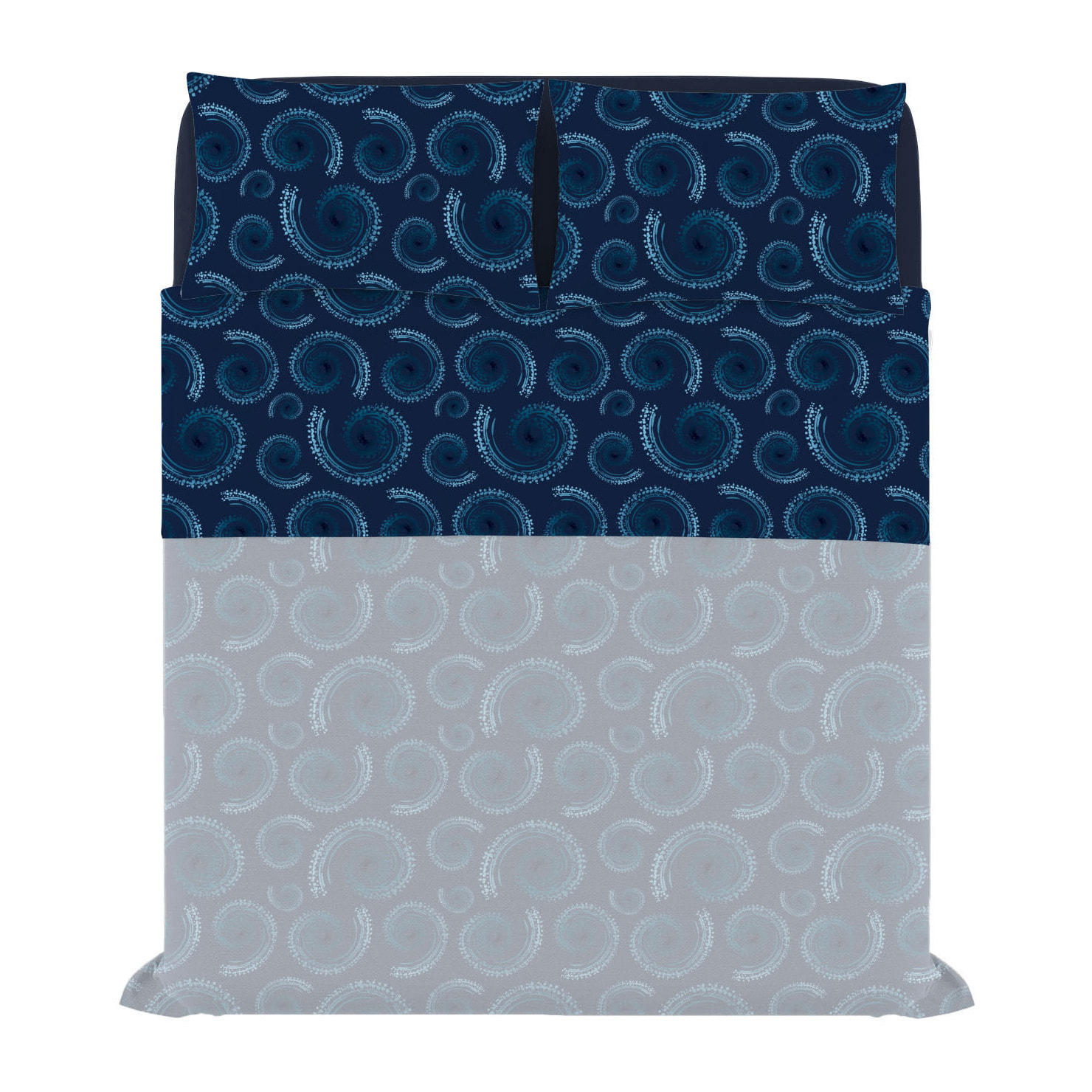 COMPLETO LETTO FANTASY, 100% Microfibra - VORTEX