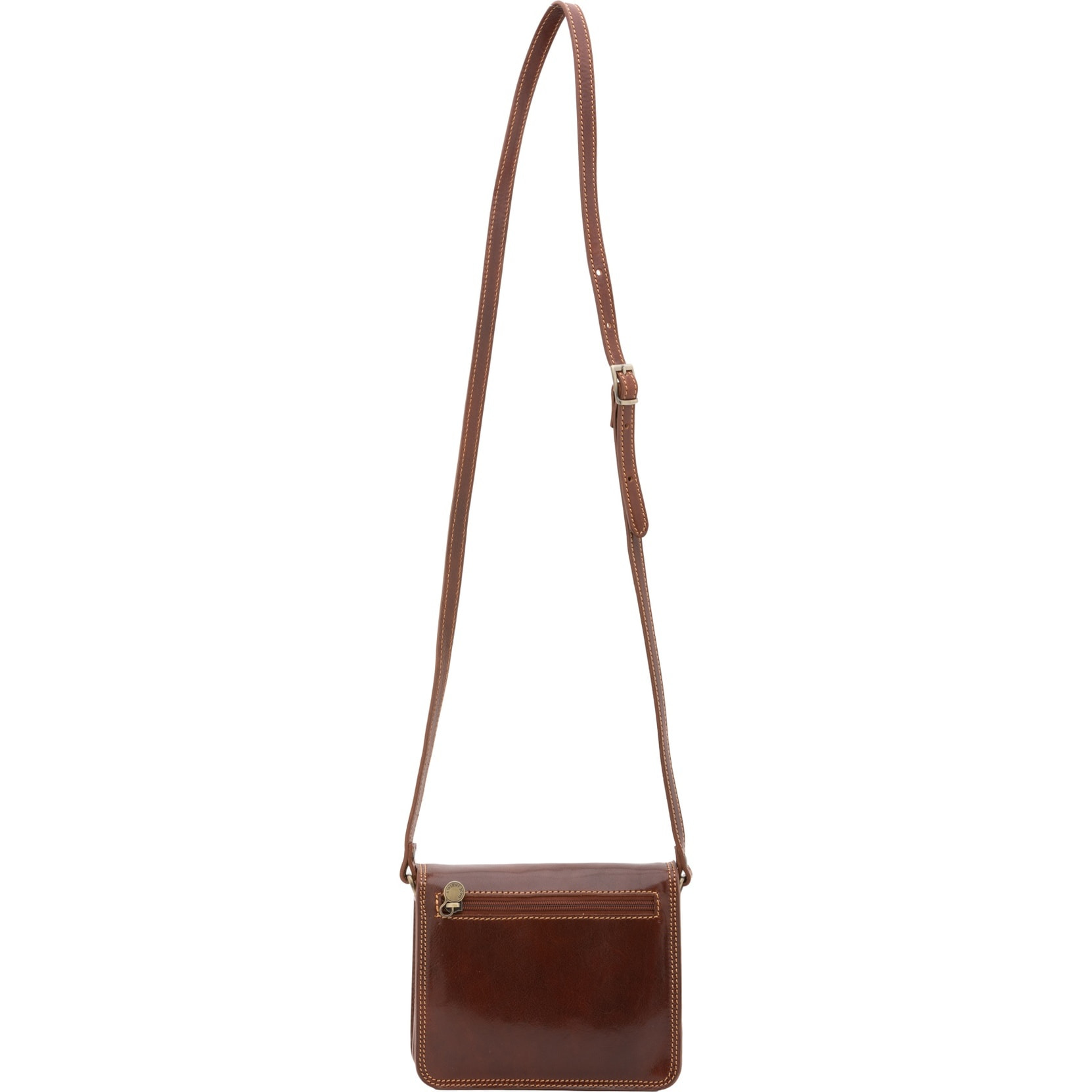 Borsa a tracolla da donna - Modello False - Vera pelle - 20.0 x 16.0 x 7.0 cm