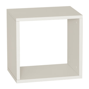 Estanteria de madera lacada en tono beige Alto: 38 Largo: 40 Ancho: 20