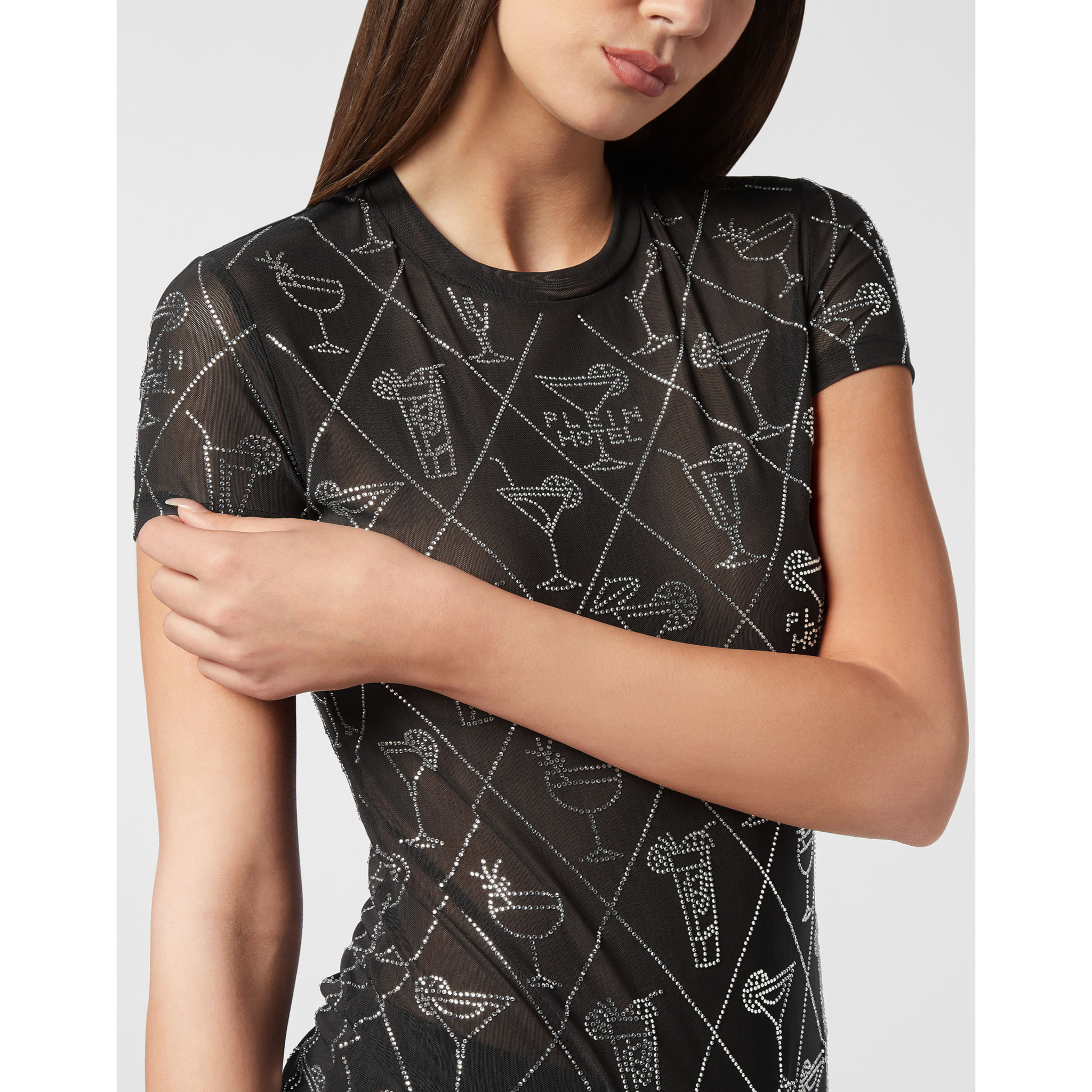 PHILIPP PLEIN Camiseta Sexy Pure CRYSTAL