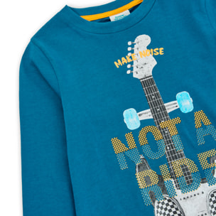 Camiseta punto "guitarra" de niño