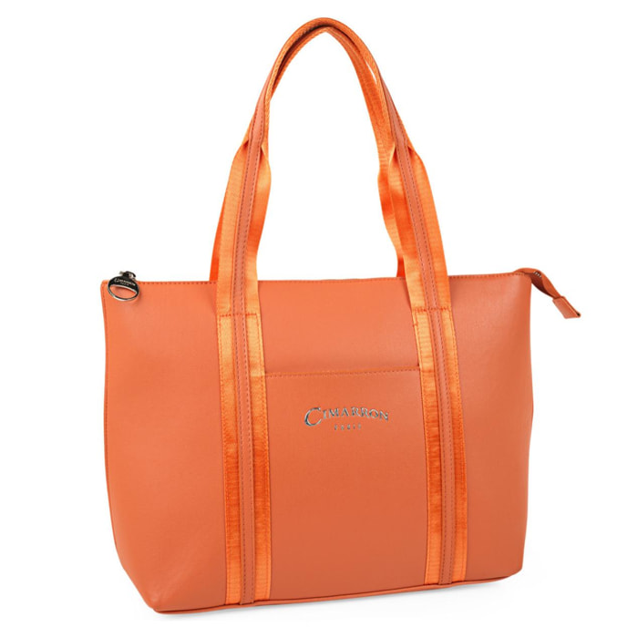 Bolso Shopper-Tote Cimarron Jenison Mandarina