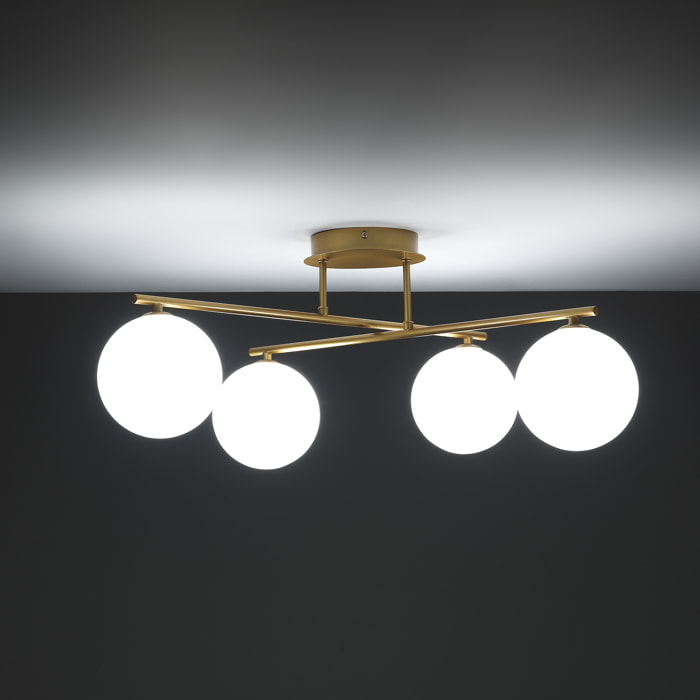 Oresteluchetta lampadario NEWTON GOLD