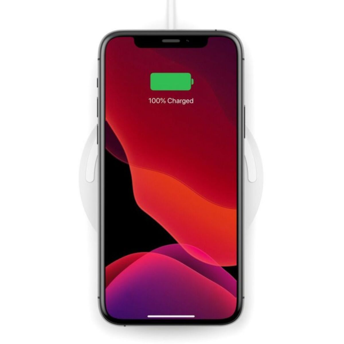 Chargeur induction BELKIN sans-fil 10W Pad (avec chargeur) blanc