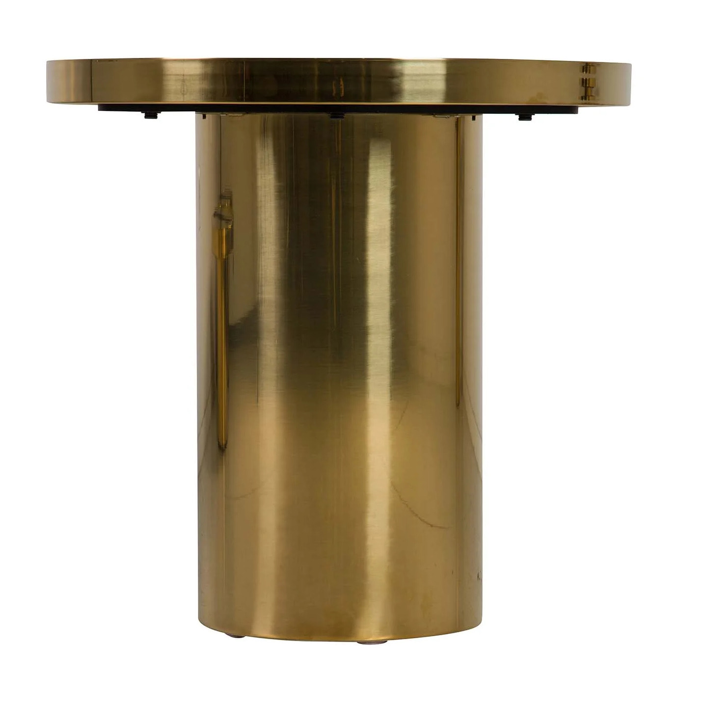 Mesa Auxiliar Acero Inoxidable Dorado 55x53x55 Cm