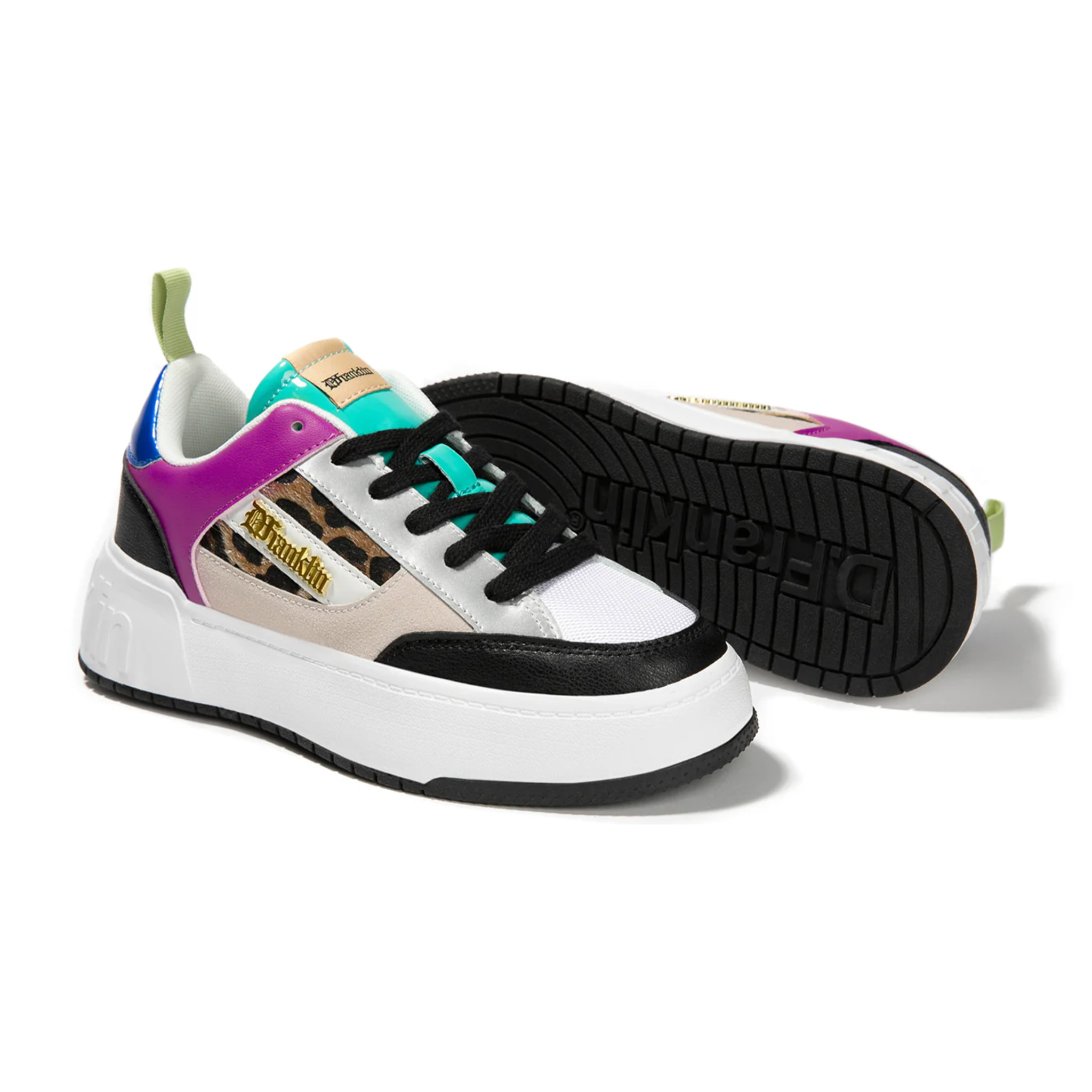 Zapatillas Casual de Mujer con Plataforma Court Multi Leo D.Franklin