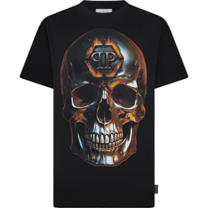 PHILIPP PLEIN Round Neck T-Shirt Lava Skull