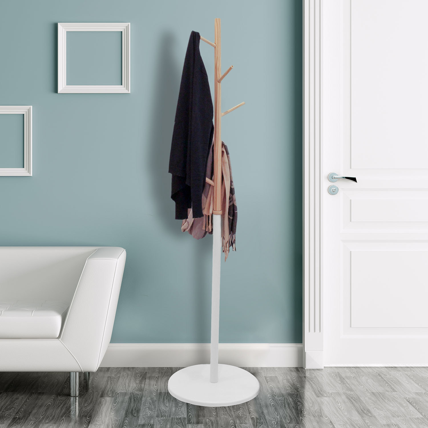 Portemanteau Miko Blanc 180cm