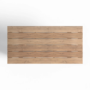 Table et bancs de jardin 10 personnes en bois - Soraya