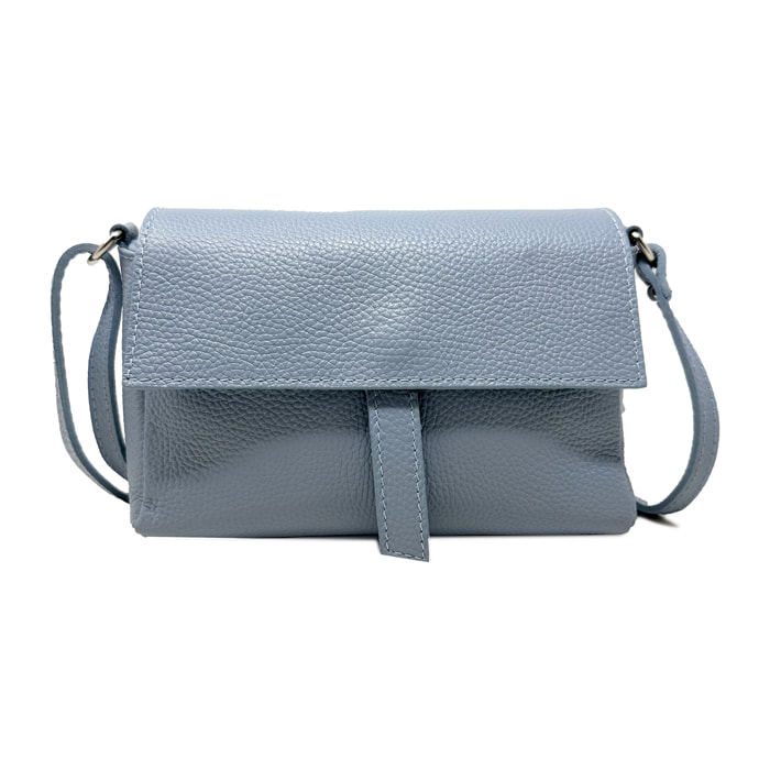 Borsetta a Tracolla Clutch in Vera Pelle Made in Italy