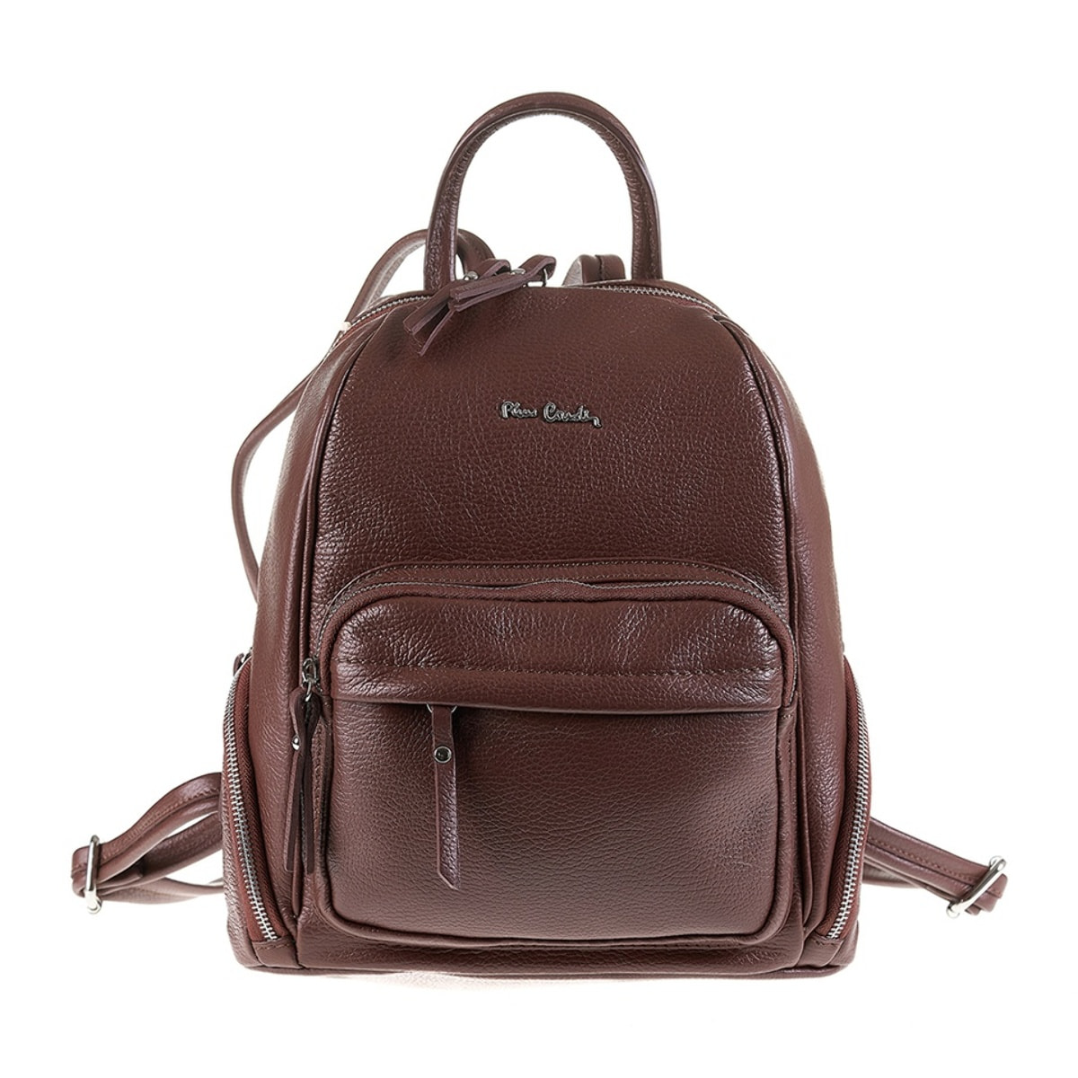 Zaino da donna in pelle Made in Italy - Modello Lunaria Pro - Casual - 28.0 x 31.0 x 14.0 cm