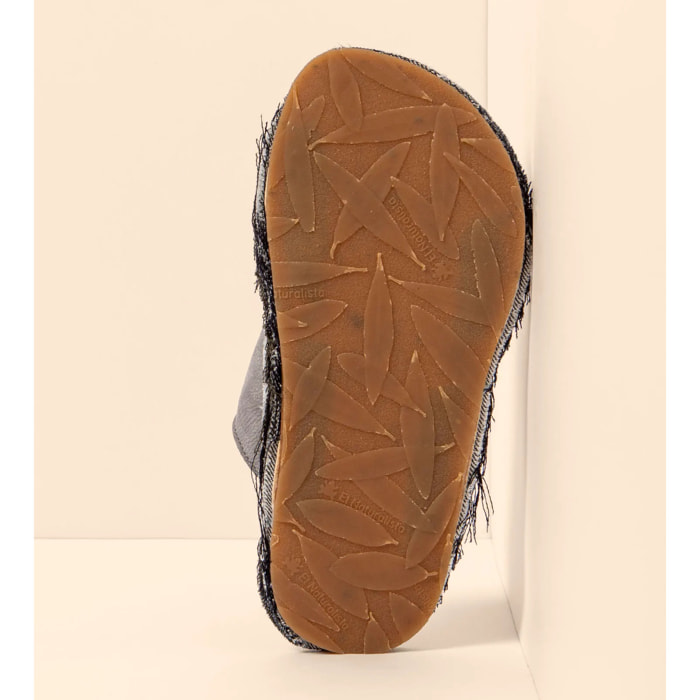Sandalias N598 NOBUCK LAVADO DENIM/ RECYCLUS UNISEX color Denim