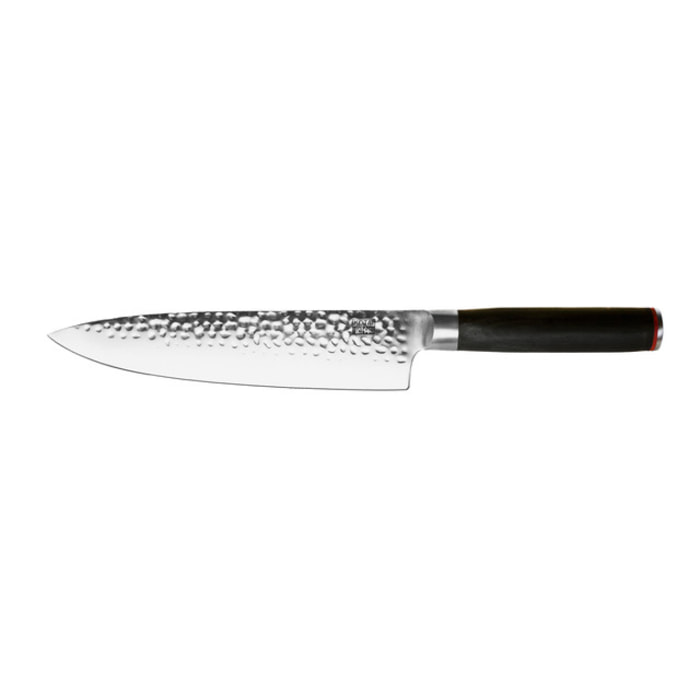 Coltello da cuoco martellato "Gyuto" | acciaio 440C | L: 20 cm