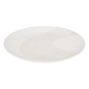 Service de table Sky lounge 18 pièce(s) blanc D26,8xp2,6cm