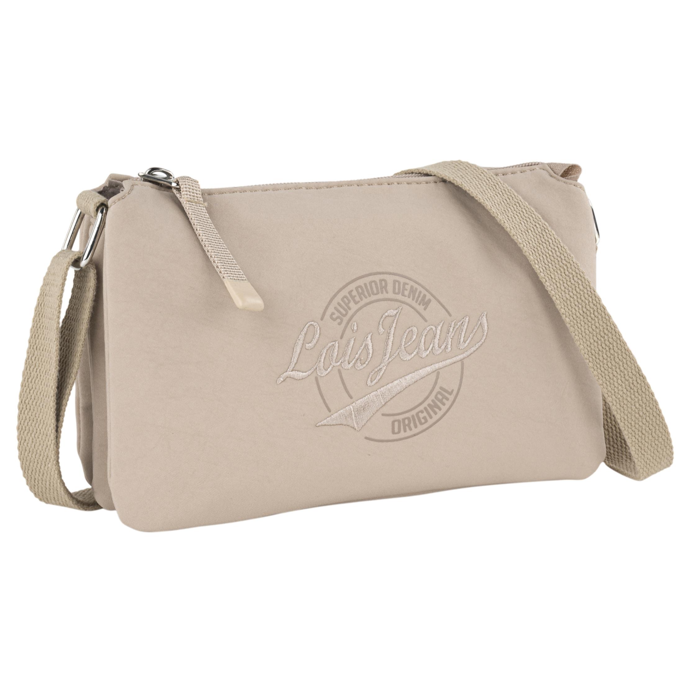 Bolso Bandolera Mujer Sint/Pu Lois Pyramid Beige