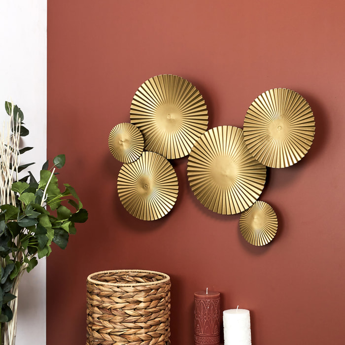 Deco Murale Metal Dore
