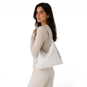 Borsa a spalla Cheval Firenze Laila A/S Bianco