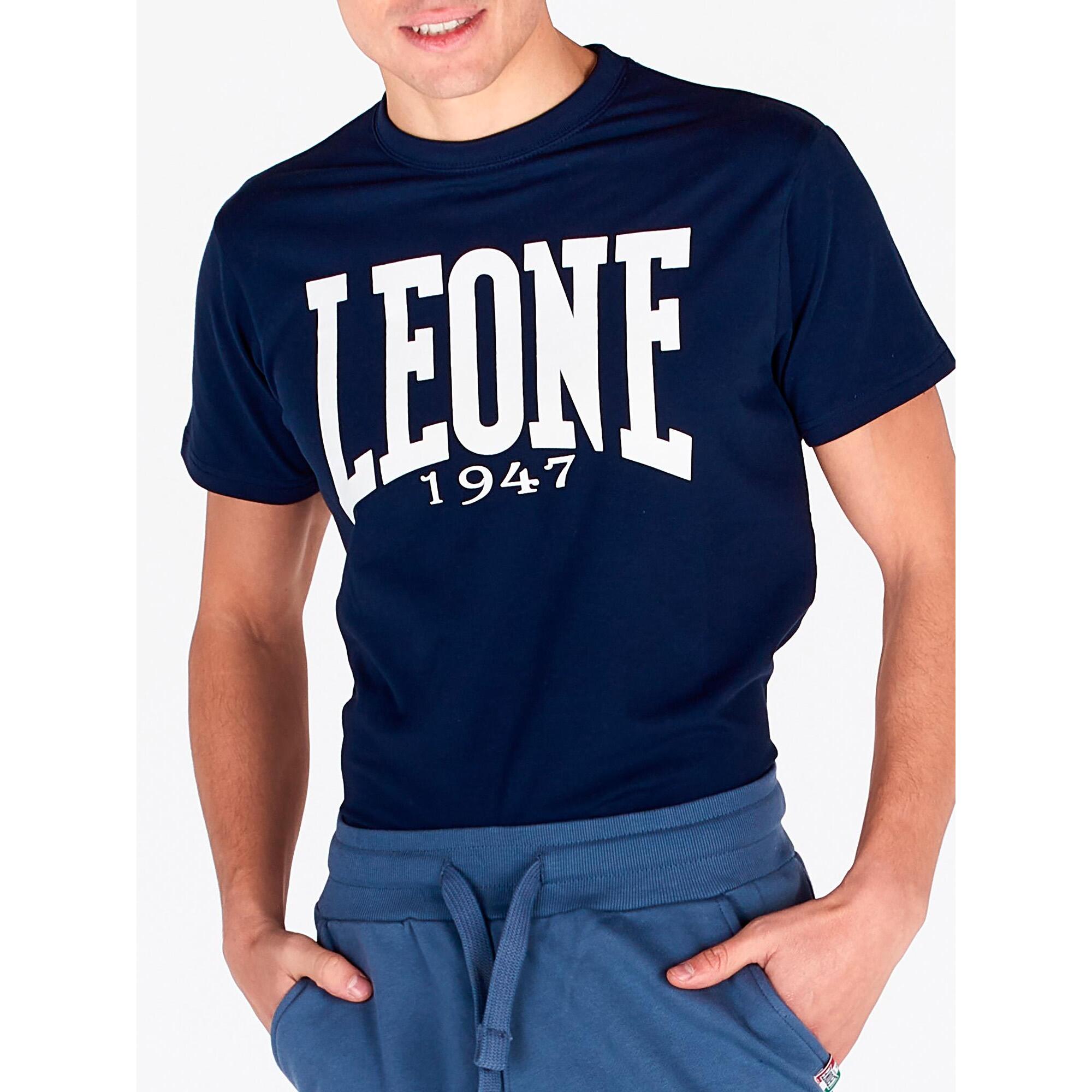 Camiseta de hombre Leone Basic de algodón de manga corta