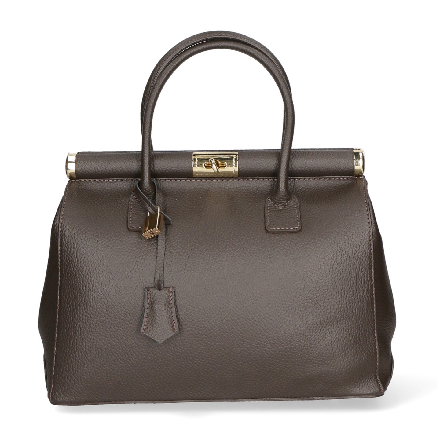 Borsa a mano da donna - Modello Aleria - Vera pelle - 35.0 x 26.0 x 16.0 cm
