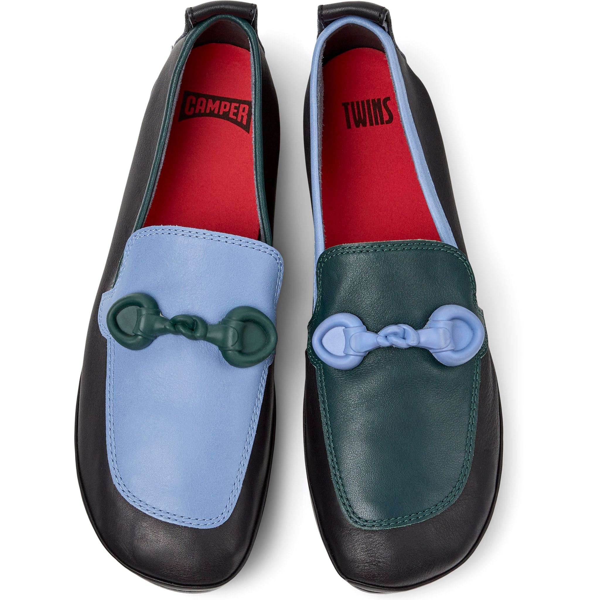 Bailarinas - CAMPER Right Nina Twins - Multicolor - Cuero liso