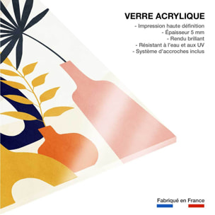 Tableau nature morte bouquets en été  Tableau plexiglas