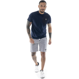 Pantaloncini da uomo in cotone non garzato Leone Patch