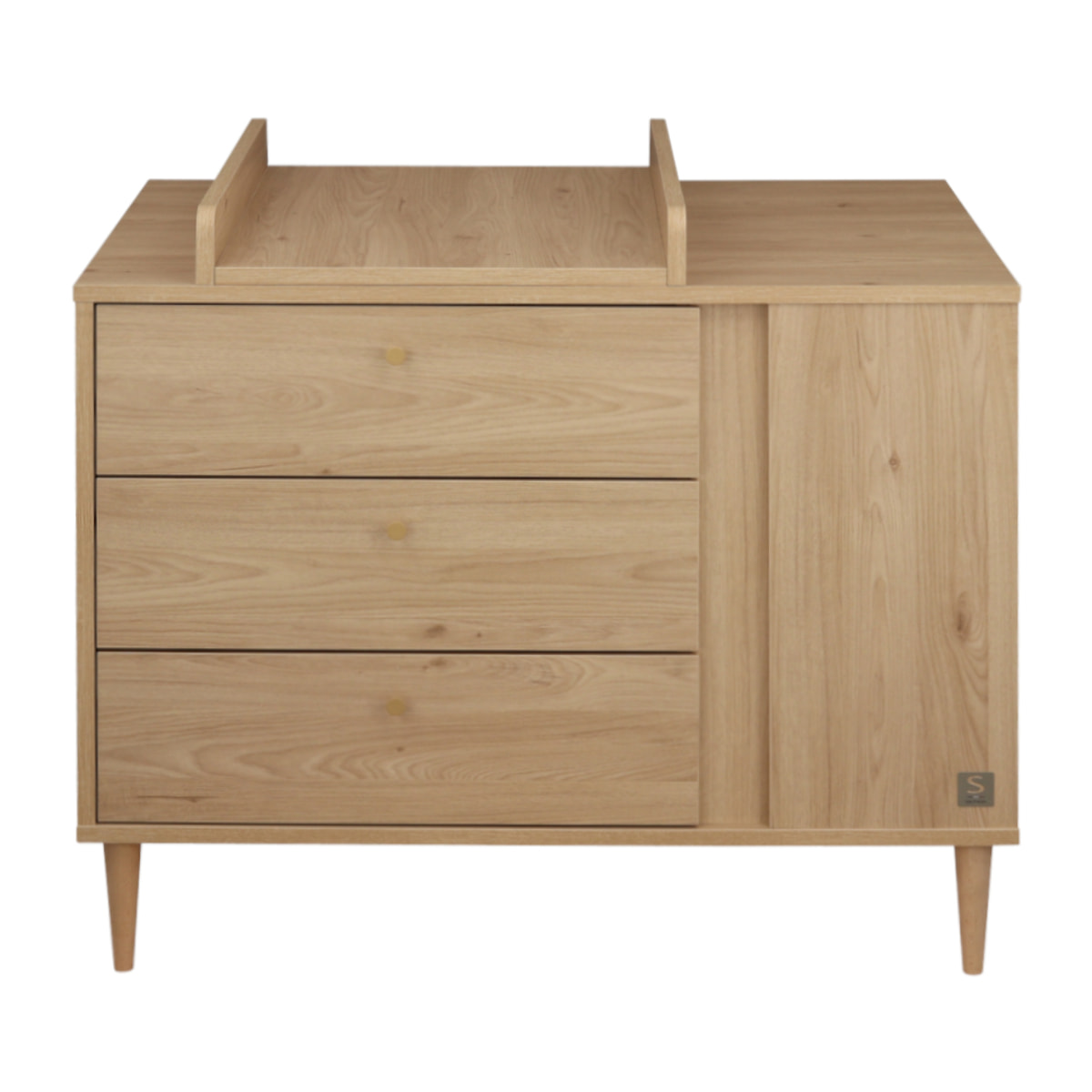 Plan à langer multiposition pour commode-îlot bébé