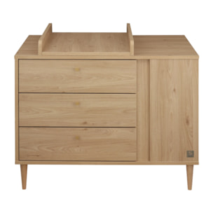 Plan à langer multiposition pour commode-îlot bébé