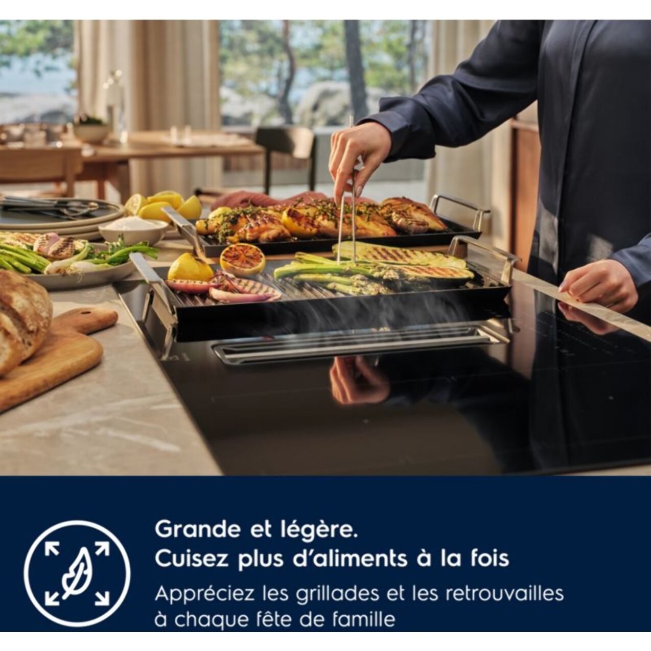 ACCESSOIRE ELECTROLUX Plancha grill pour four et table E9HHPG11