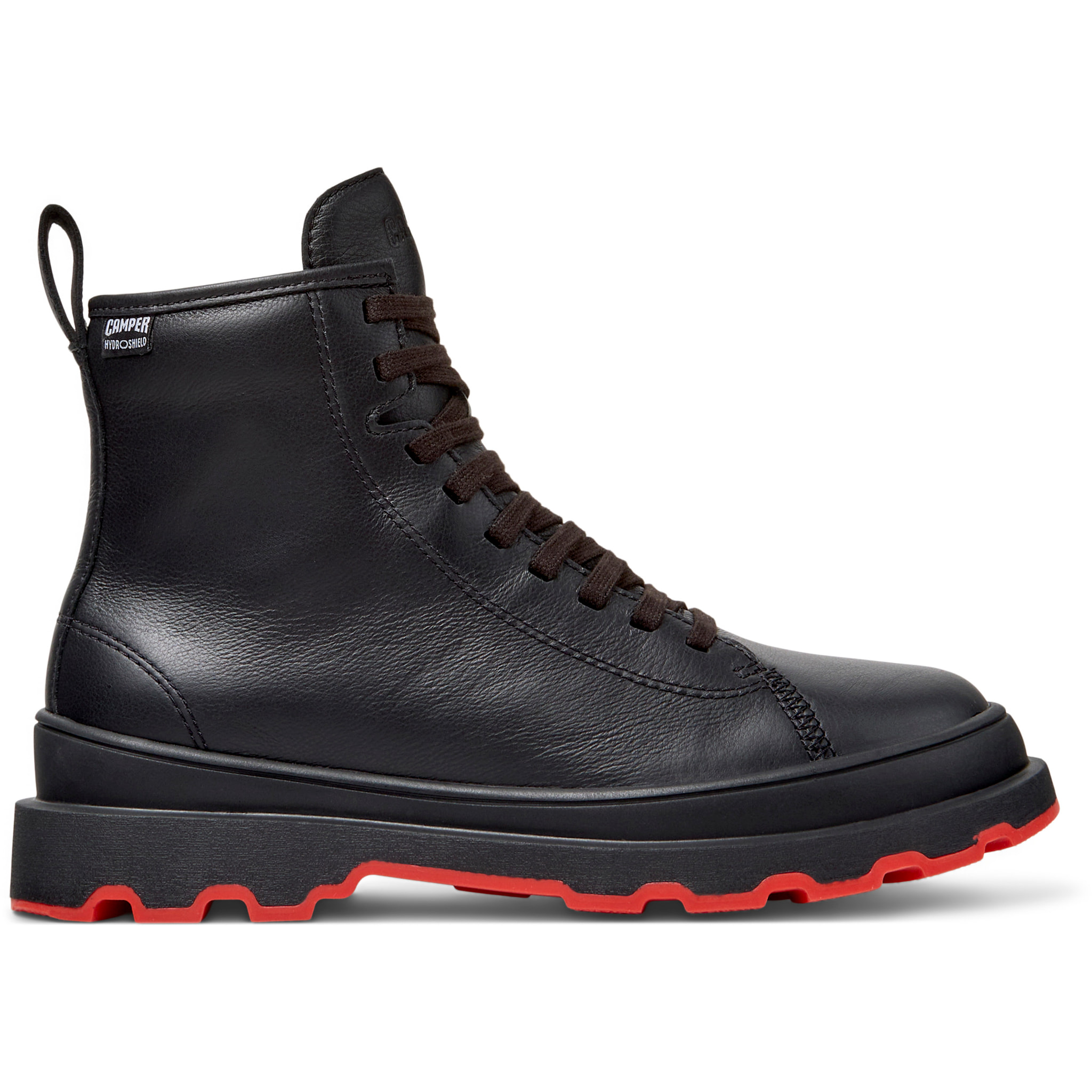 Botines - CAMPER Brutus+ - Negro - Cuero liso