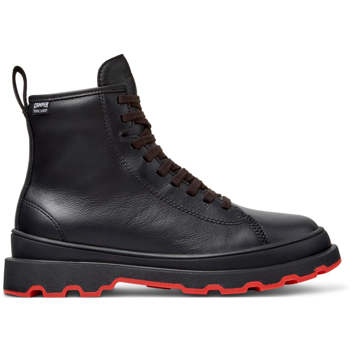 Botines - CAMPER Brutus+ - Negro - Cuero liso