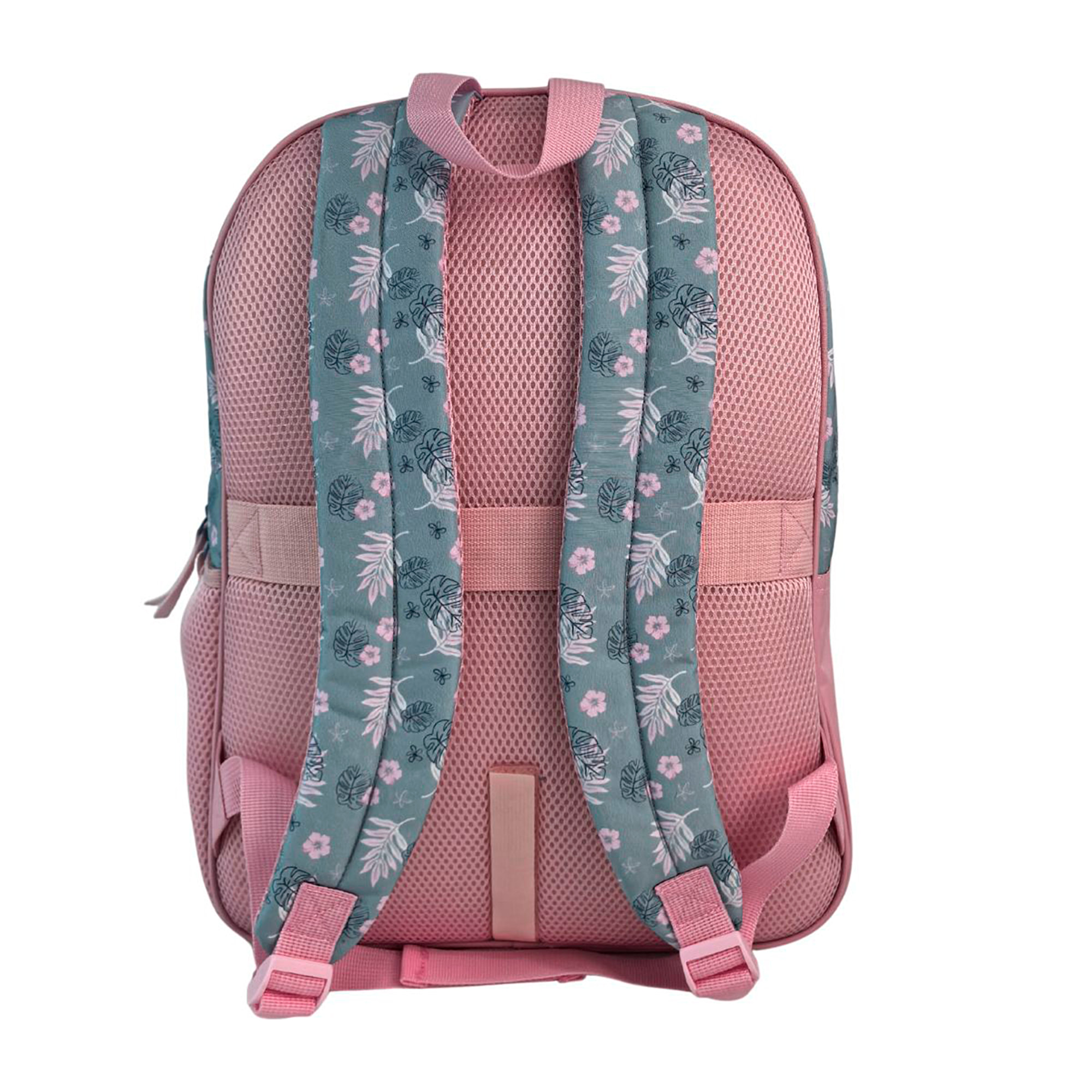 Stitch Pink Zaino Primario con doppio compartimento adattabile al carrello.