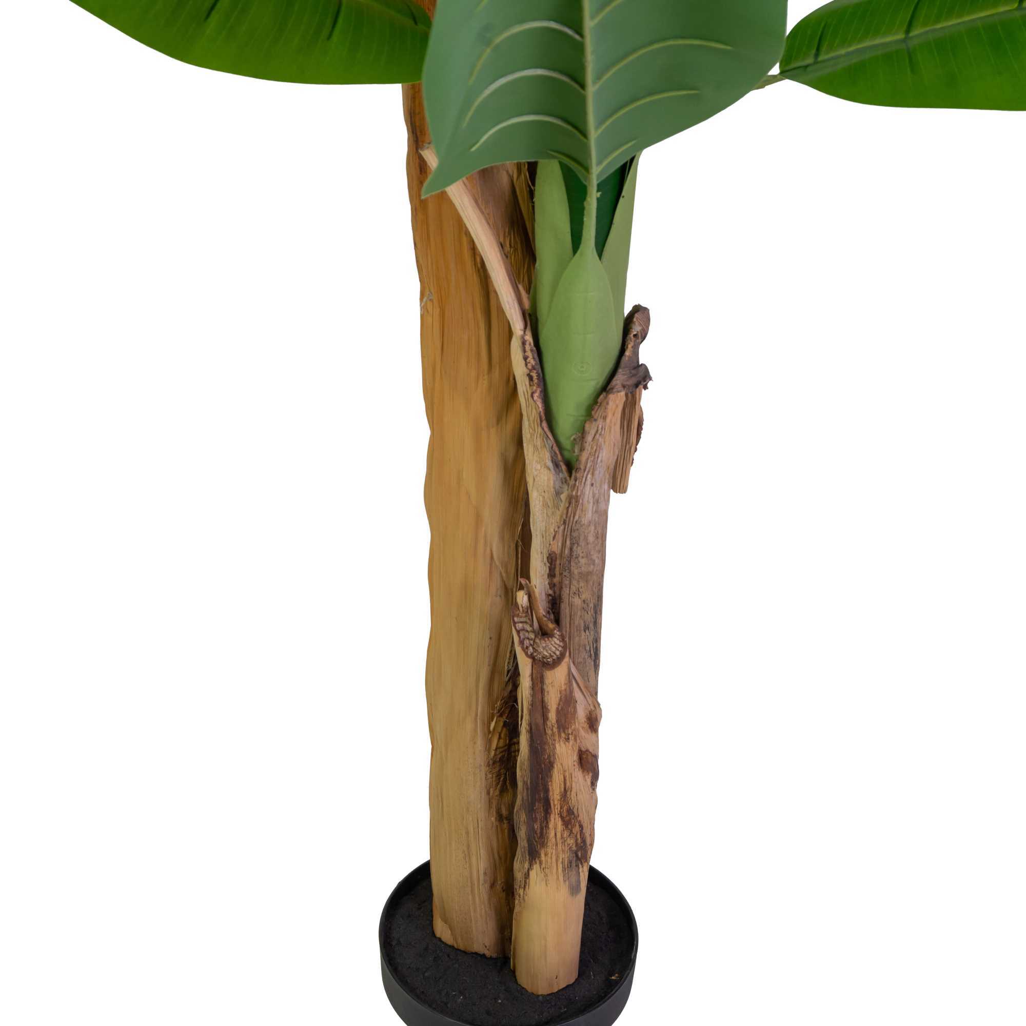 Pianta artificiale Vacchetti in plastica banano cm h145