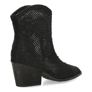 Botines de tacón cubano para mujer, comodos sin cierre, elegantes.