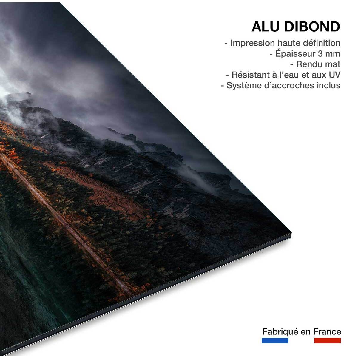 Tableau lacs en Autriche Tableau alu Dibond