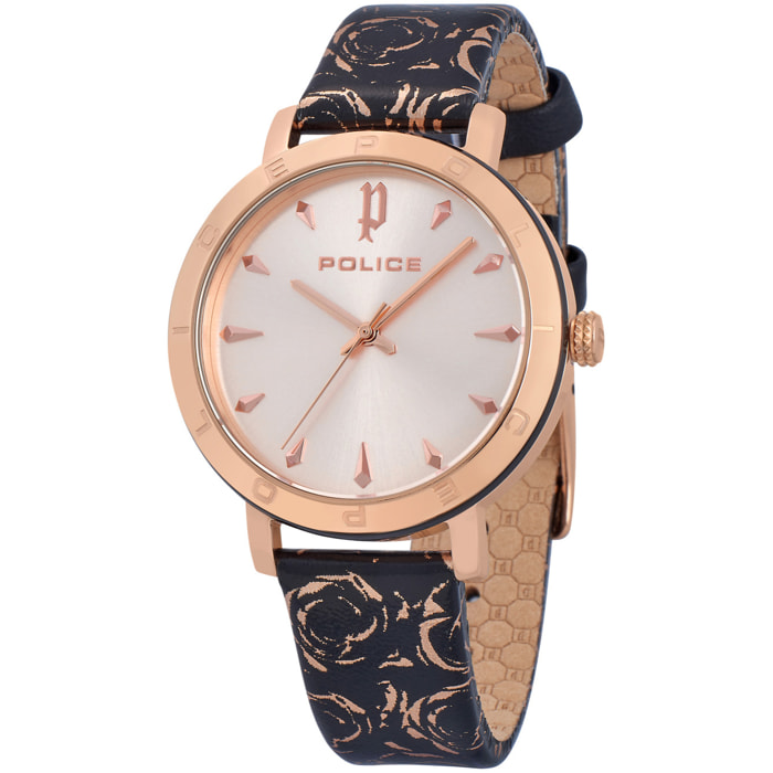 Reloj Police PL16033MSRB.32 Mujer Analogico Cuarzo con Correa de Cuero