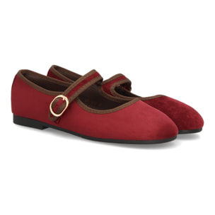 Bailarinas barefoot mujer con hebilla ajustable