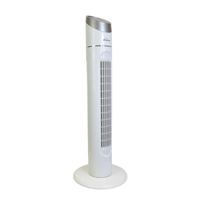 Ventilador de torre 40W con 3 velocidades y oscilación automática VENTY TO 40 PURLINE
