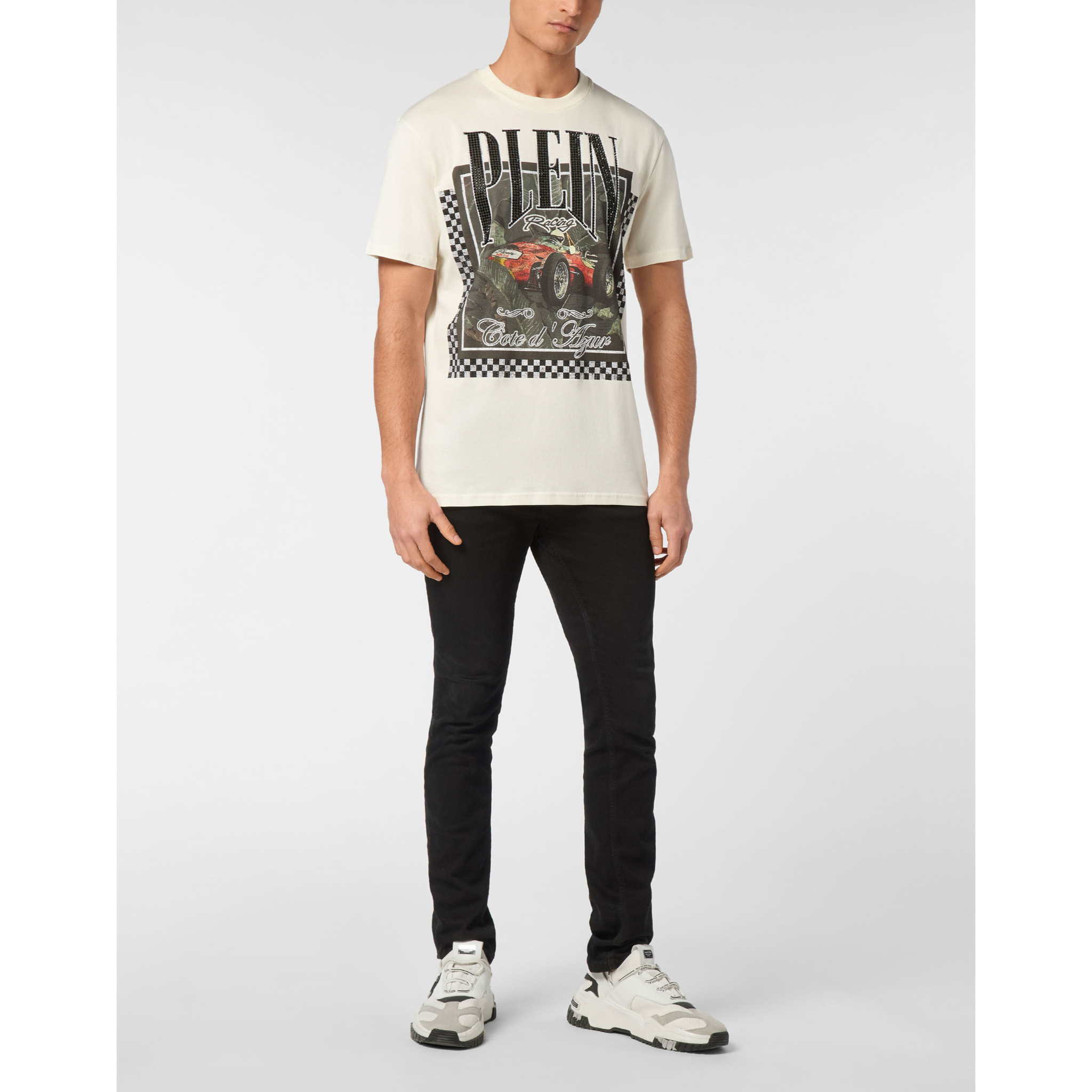 PHILIPP PLEIN Maglietta a girocollo RACING