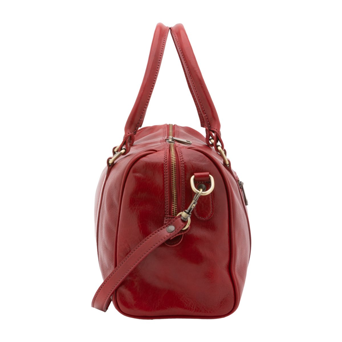 Borsa a bauletto  da donna In Vera pelle Made in Italy 37x22x16 cm