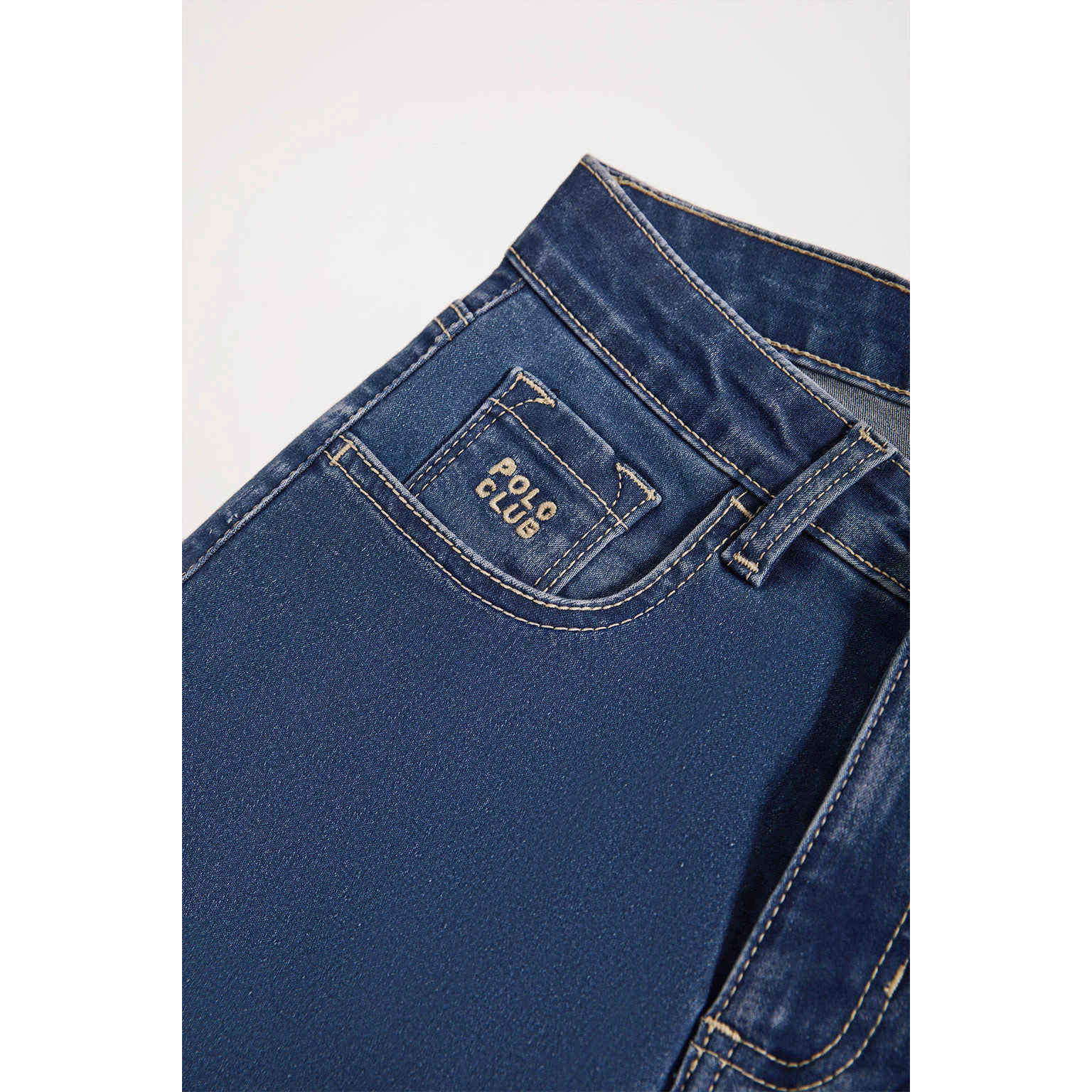 Jeans slim fit con particolare Polo Club ricamato