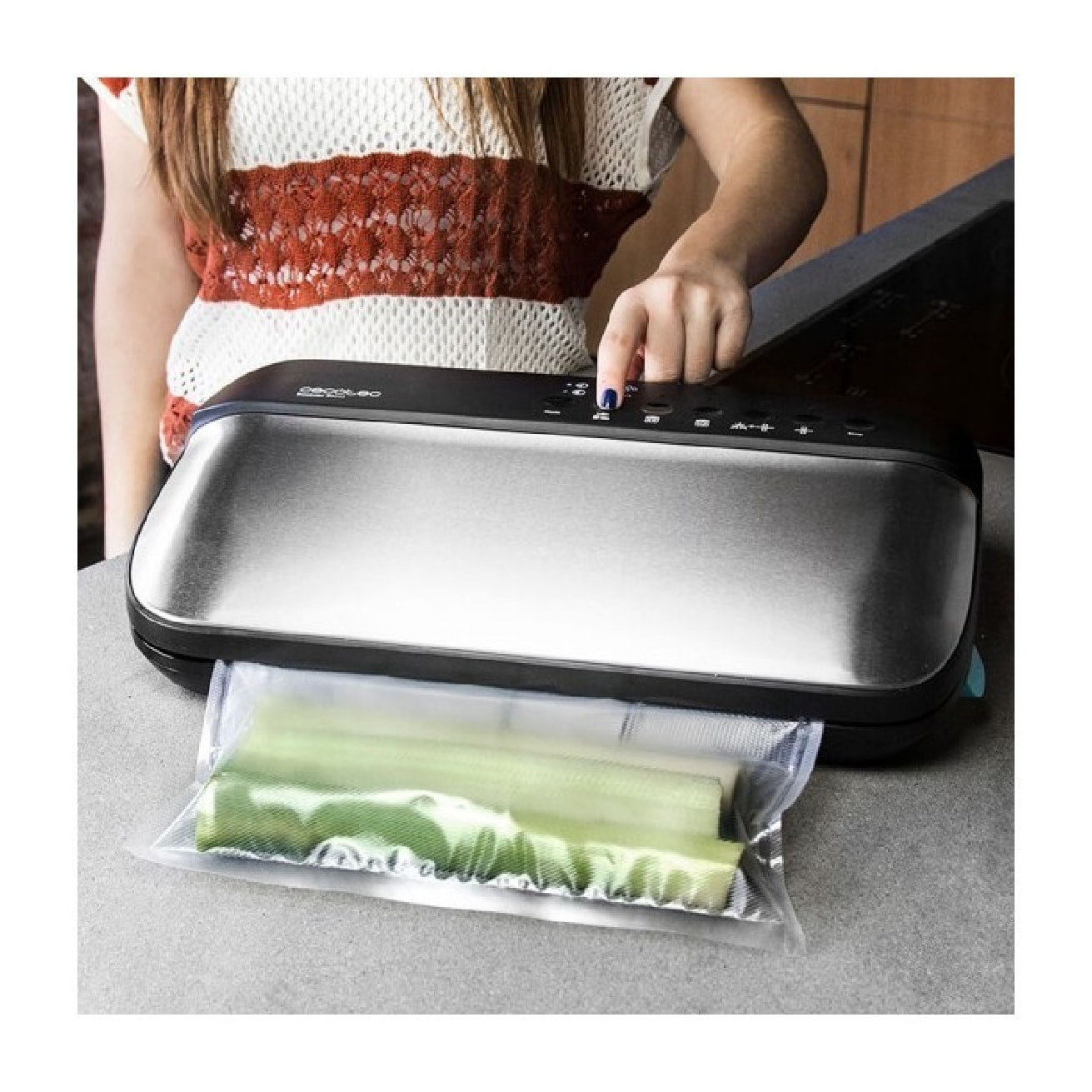 Cecotec Machine à emballer sous vide SealVac Steel