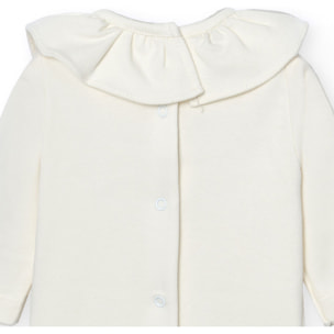 Body bebé manga larga cuello volante