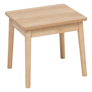 Lot de 2 tables gigognes Abana bois clair