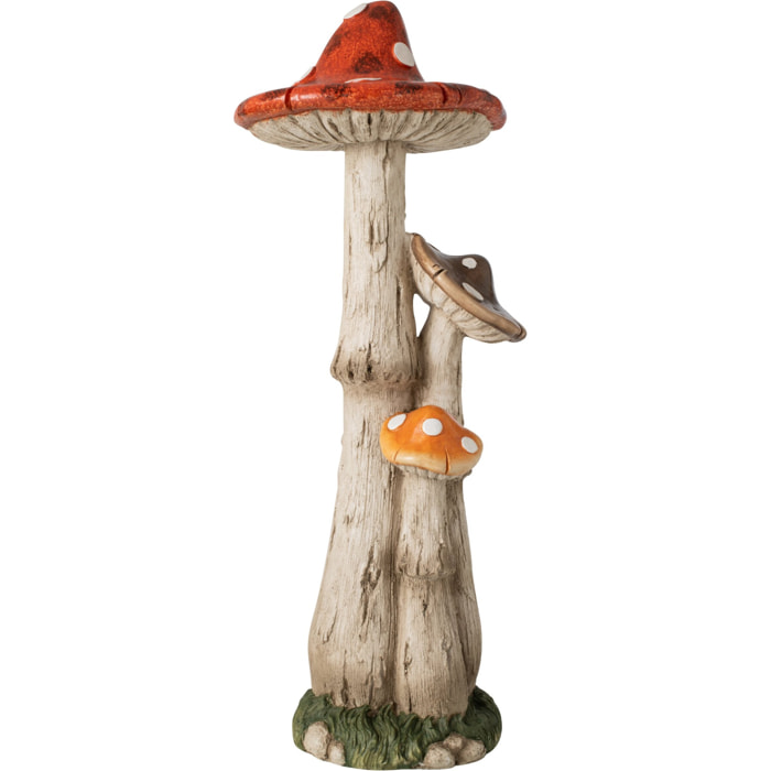 J-Line Champignon 3 pièces - magnésium - multicolore