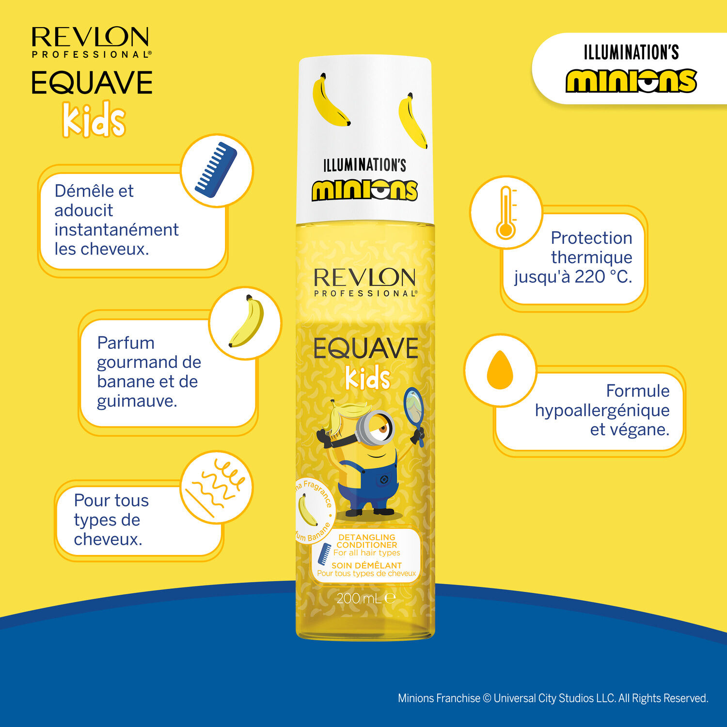 Equave Kids Minions - Spray Démêlant 200ml