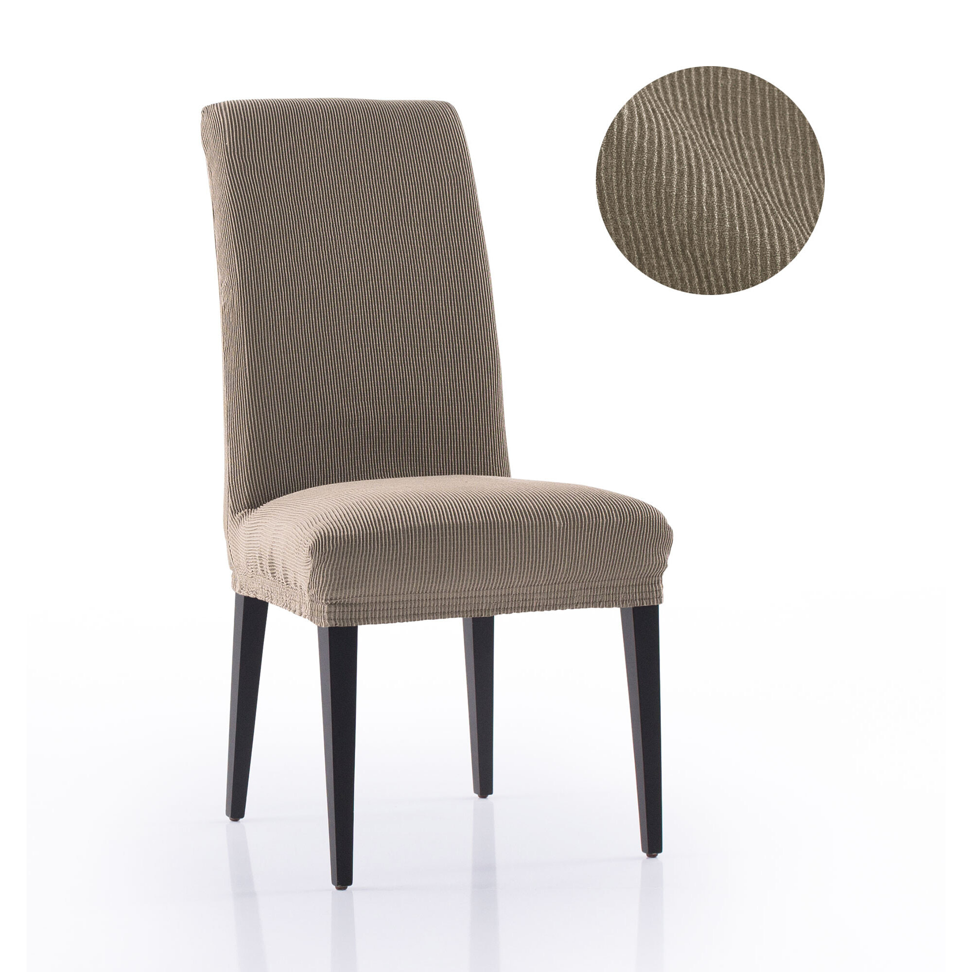 Funda Elástica para silla con RESPALDO pack2 unidades modelo MARCELA