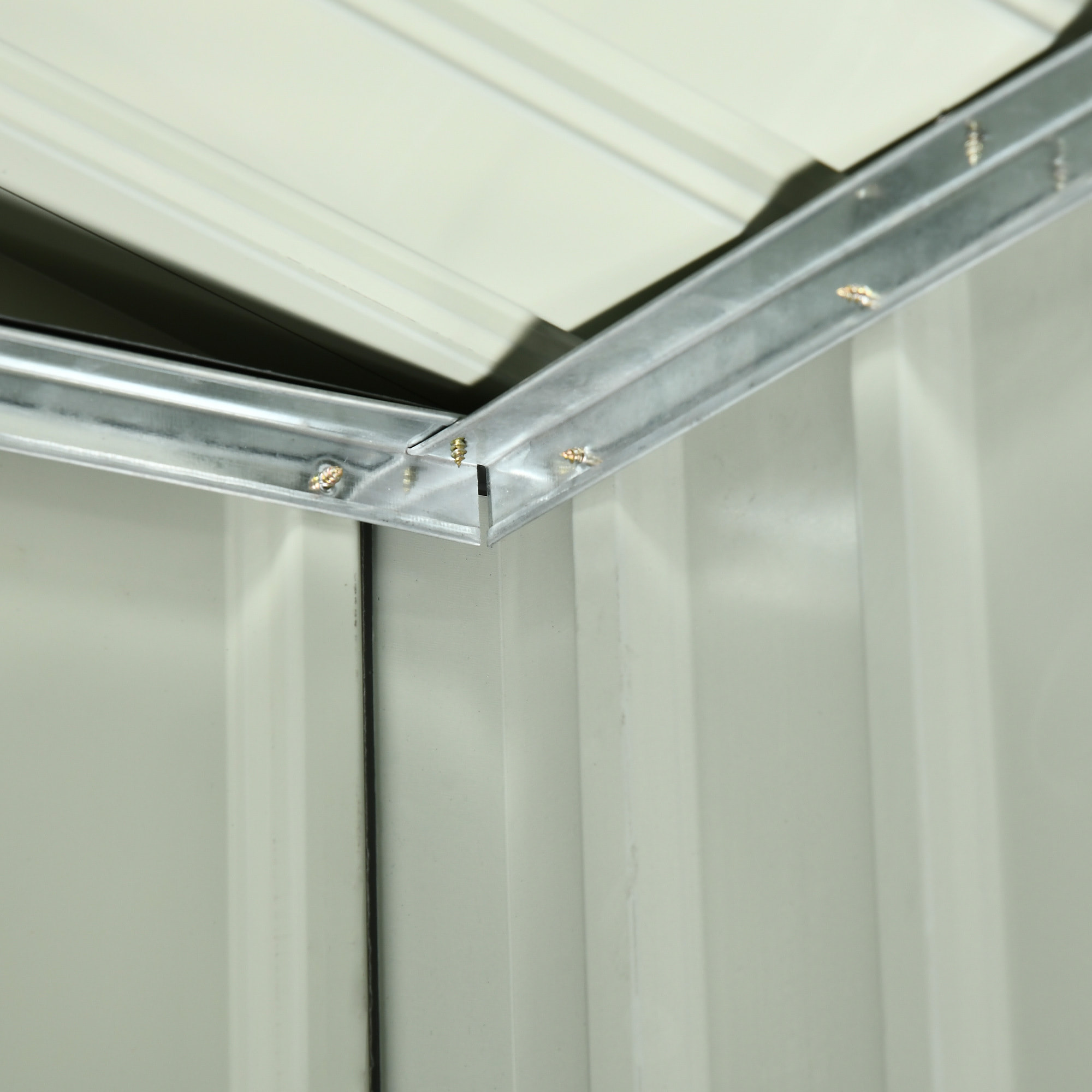 Garaje para Robot Cortacésped de Acero Galvanizado con Techo Dos Aguas, Caseta para Robot Cortacésped, 87x103x66 cm, para Jardín, Exterior, Césped, Gris Oscuro