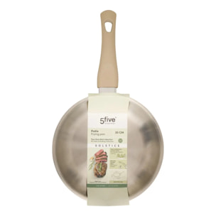 Poêle Solstice D20cm aluminium beige