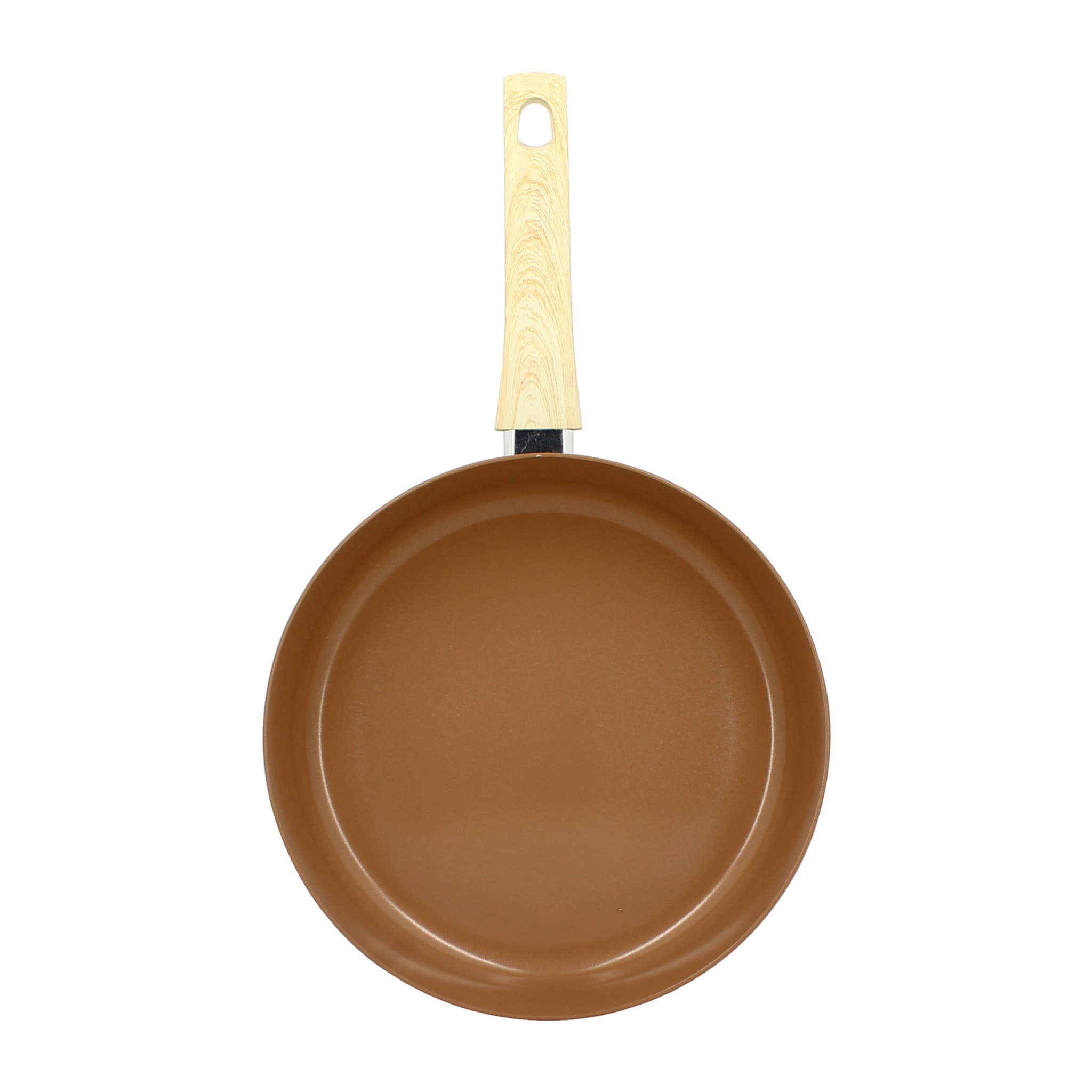 Poêle en revêtement céramique 28cm noisette - tous feux COLORAMA